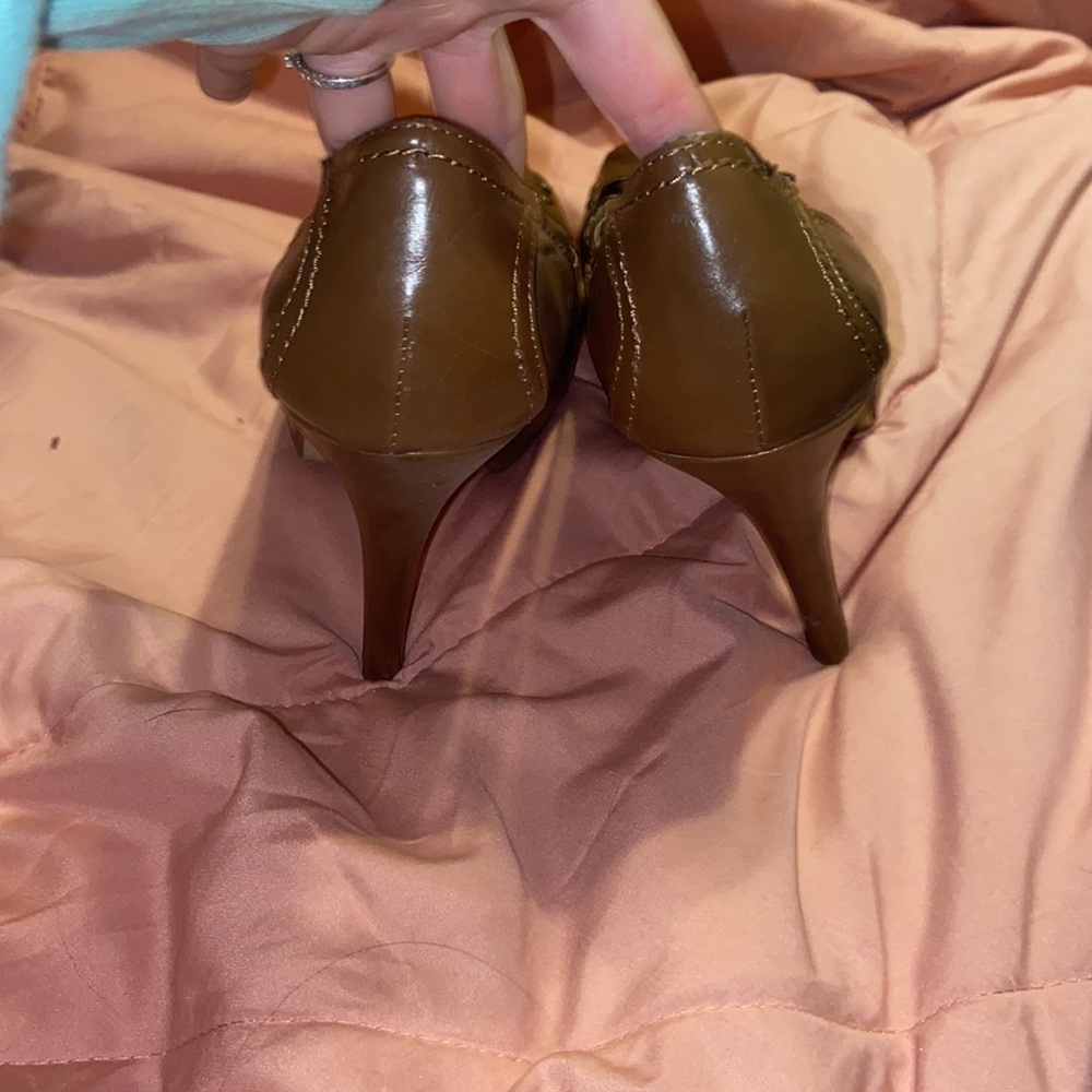 Work brown heels - Picture 3 of 5